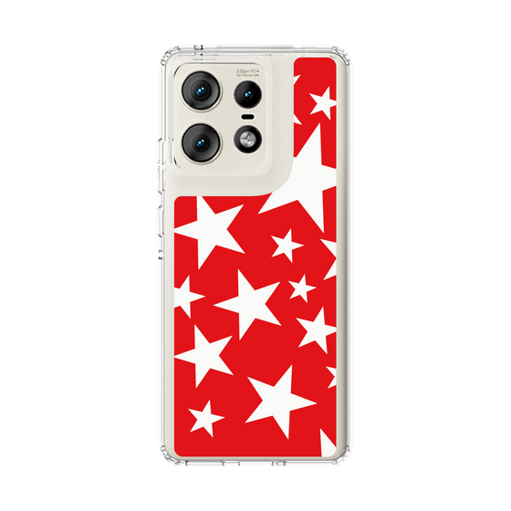 スリムプロテクションケース［ Stars - Red ］