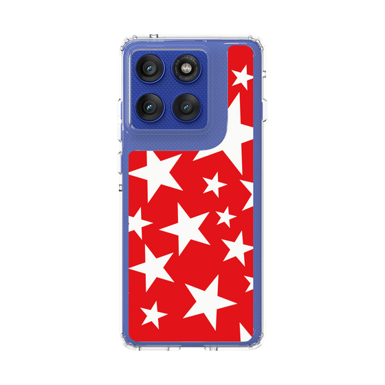 スリムプロテクションケース［ Stars - Red ］