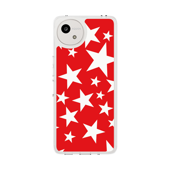 スリムプロテクションケース［ Stars - Red ］