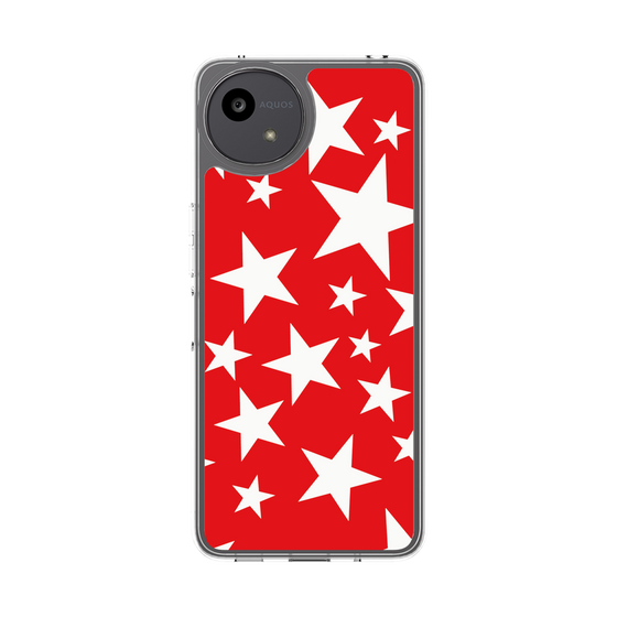 スリムプロテクションケース［ Stars - Red ］
