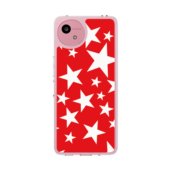 スリムプロテクションケース［ Stars - Red ］