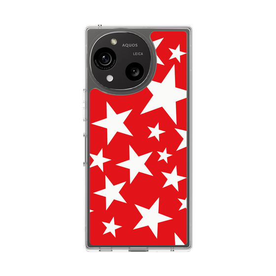 スリムプロテクションケース［ Stars - Red ］