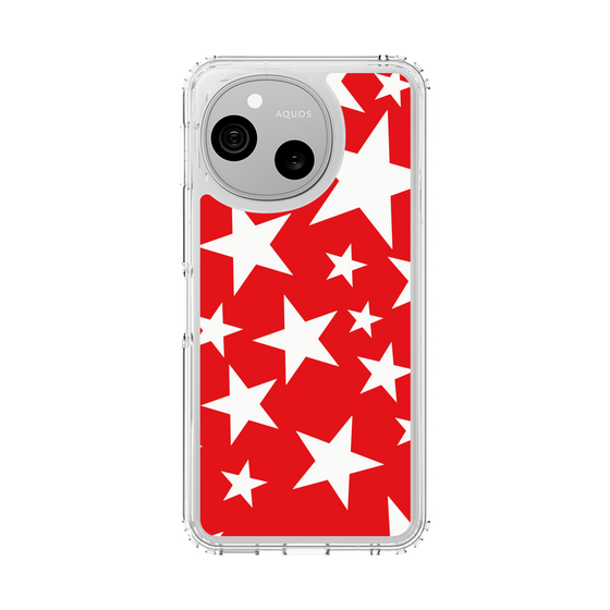 スリムプロテクションケース［ Stars - Red ］
