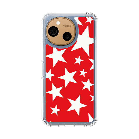 スリムプロテクションケース［ Stars - Red ］