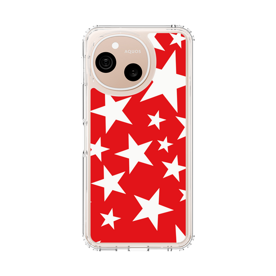スリムプロテクションケース［ Stars - Red ］
