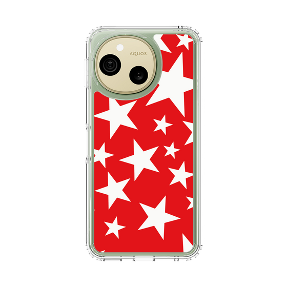 スリムプロテクションケース［ Stars - Red ］