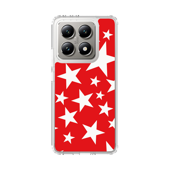 スリムプロテクションケース［ Stars - Red ］