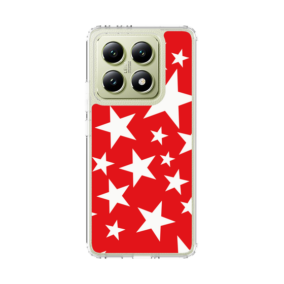 スリムプロテクションケース［ Stars - Red ］