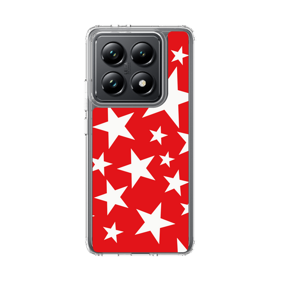 スリムプロテクションケース［ Stars - Red ］