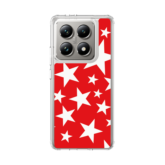 スリムプロテクションケース［ Stars - Red ］