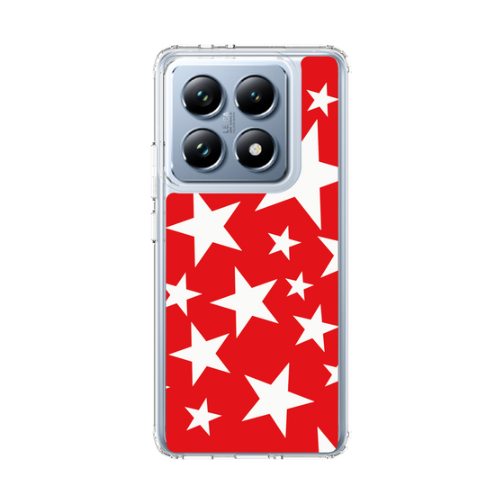 スリムプロテクションケース［ Stars - Red ］