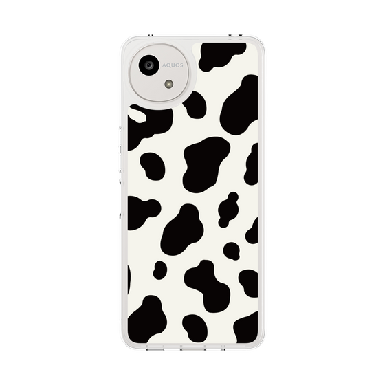 スリムプロテクションケース［ Cow - White ］
