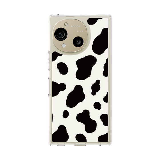 スリムプロテクションケース［ Cow - White ］