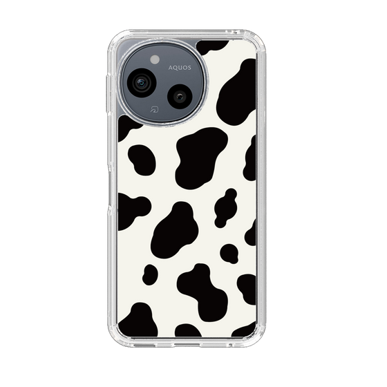 スリムプロテクションケース［ Cow - White ］