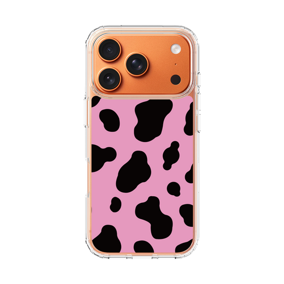 スリムプロテクションケース［ Cow - Pink ］