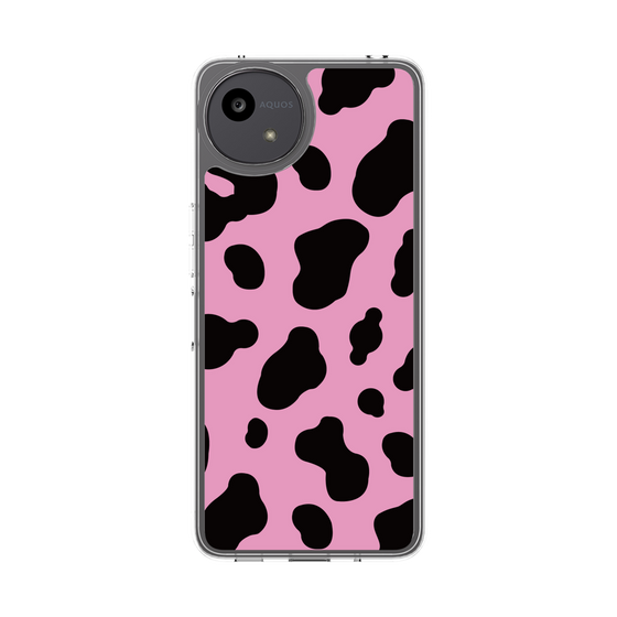 スリムプロテクションケース［ Cow - Pink ］