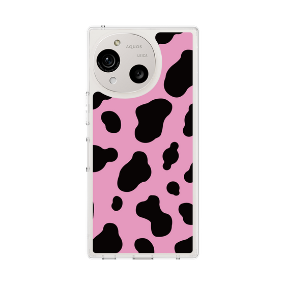 スリムプロテクションケース［ Cow - Pink ］
