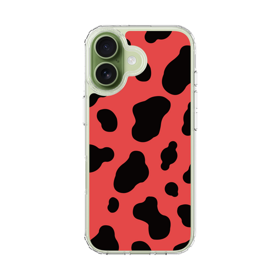 スリムプロテクションケース［ Cow - Red ］
