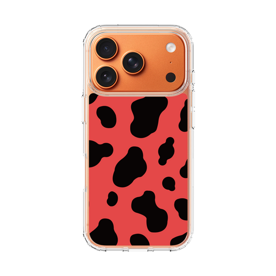 スリムプロテクションケース［ Cow - Red ］