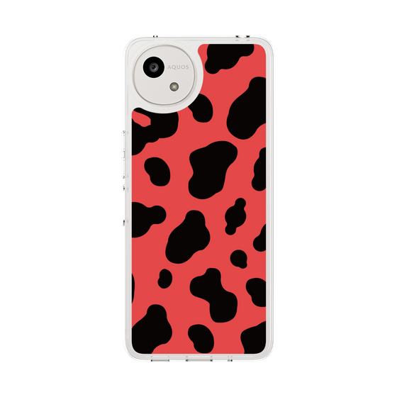スリムプロテクションケース［ Cow - Red ］