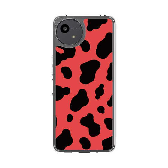 スリムプロテクションケース［ Cow - Red ］