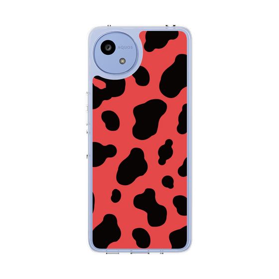 スリムプロテクションケース［ Cow - Red ］