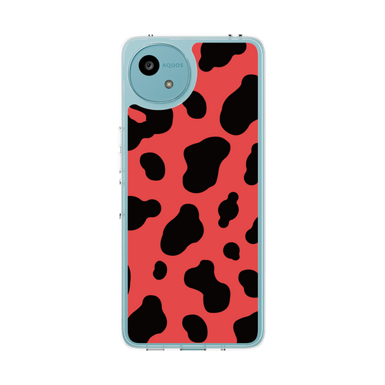 スリムプロテクションケース［ Cow - Red ］