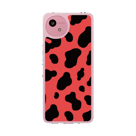 スリムプロテクションケース［ Cow - Red ］