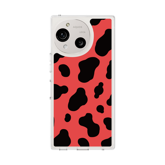 スリムプロテクションケース［ Cow - Red ］