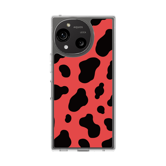 スリムプロテクションケース［ Cow - Red ］