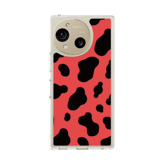 スリムプロテクションケース［ Cow - Red ］