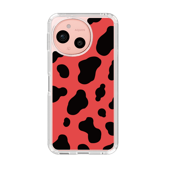 スリムプロテクションケース［ Cow - Red ］