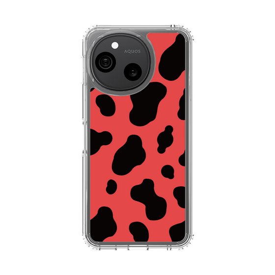 スリムプロテクションケース［ Cow - Red ］