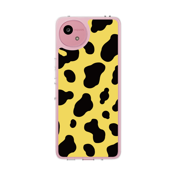 スリムプロテクションケース［ Cow - Yellow ］