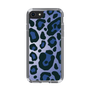 スリムプロテクションケース［ Leopard - Blue ］