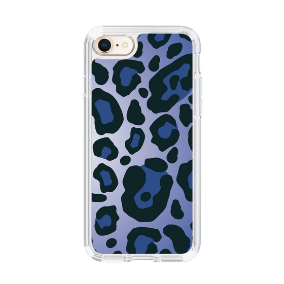 スリムプロテクションケース［ Leopard - Blue ］