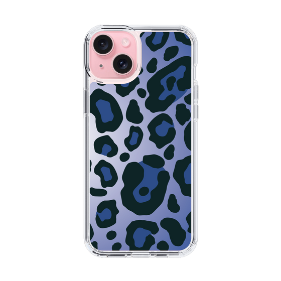 スリムプロテクションケース［ Leopard - Blue ］