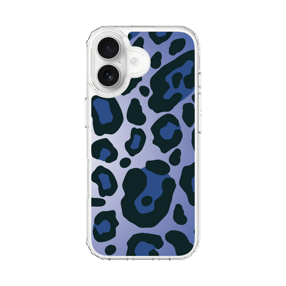 スリムプロテクションケース［ Leopard - Blue ］