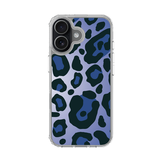 スリムプロテクションケース［ Leopard - Blue ］
