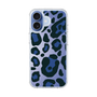 スリムプロテクションケース［ Leopard - Blue ］