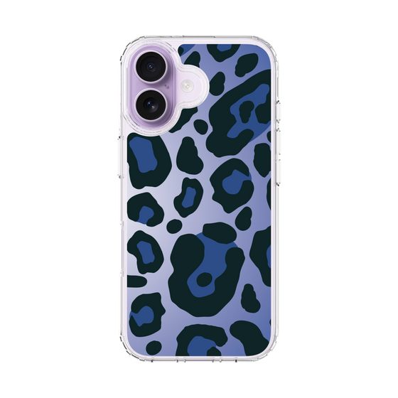 スリムプロテクションケース［ Leopard - Blue ］