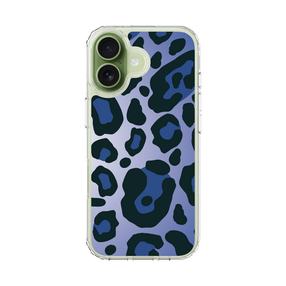 スリムプロテクションケース［ Leopard - Blue ］