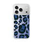 スリムプロテクションケース［ Leopard - Blue ］