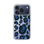 スリムプロテクションケース［ Leopard - Blue ］