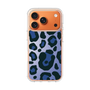 スリムプロテクションケース［ Leopard - Blue ］