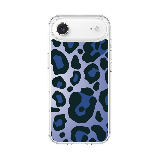 スリムプロテクションケース［ Leopard - Blue ］