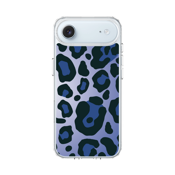 スリムプロテクションケース［ Leopard - Blue ］