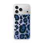 スリムプロテクションケース［ Leopard - Blue ］