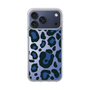 スリムプロテクションケース［ Leopard - Blue ］