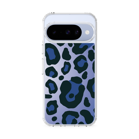 スリムプロテクションケース［ Leopard - Blue ］